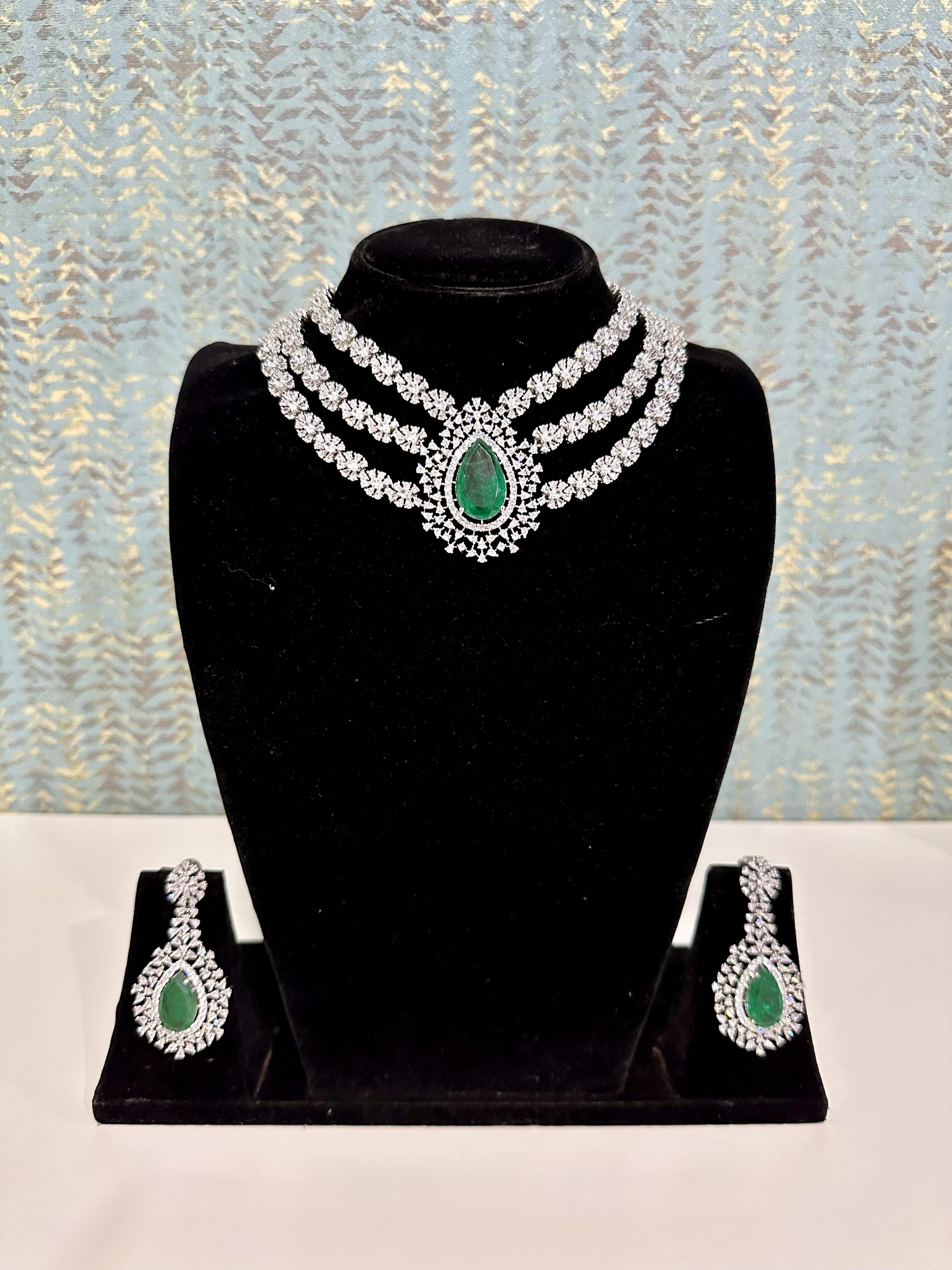 Ad green stone Jewellery 